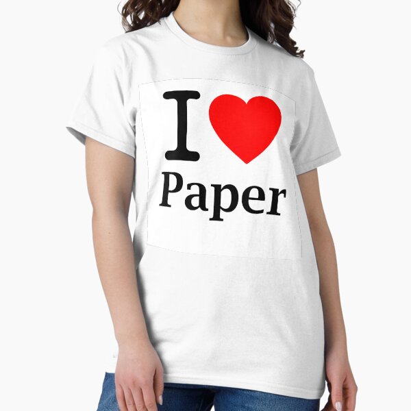 Item preview, i heart paper designed and sold by Konservatormemes.