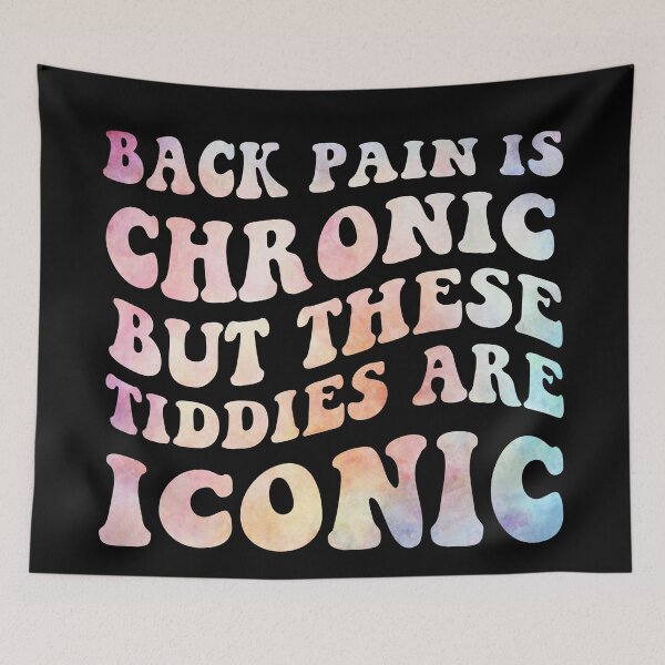 Item preview, Back Pain Is Chronic But These Tiddies Are Iconic designed and sold by khallidaart.