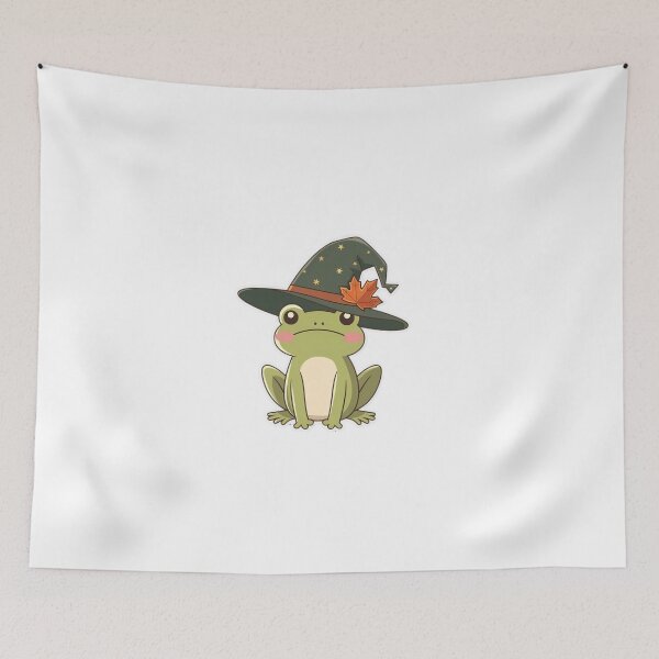 Item preview, Cute little witchy frog  designed and sold by kmf1313.