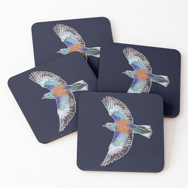Item preview, European Roller Flying White Alternate Design  designed and sold by designsasstultd.