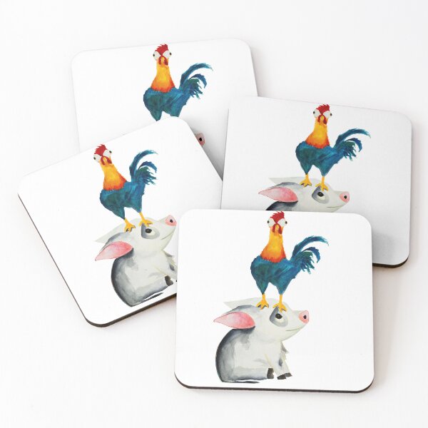Item preview, Pet friends pig and chicken designed and sold by andreacabeza.