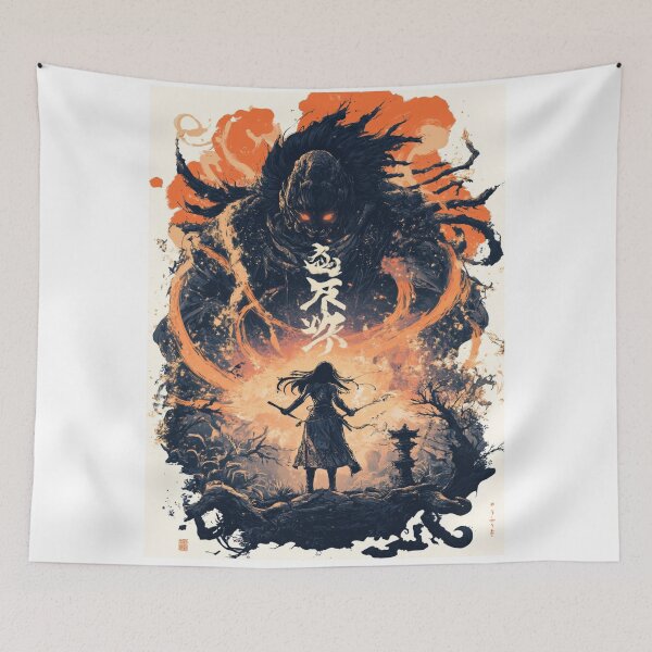 Item preview, Runes of Power: Battling the Golem 魔法の戦士 designed and sold by PrintsByFrank.
