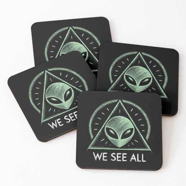 Item preview, Gods We See All - Alien The All Seeing Eye Providence Art designed and sold by Tabu Touch.