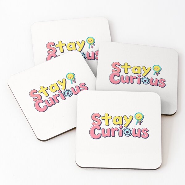 Item preview, Stay Curious Curiosity Unleashed Motivational Positivity Fun Fresh Art designed and sold by Kia Blaze.