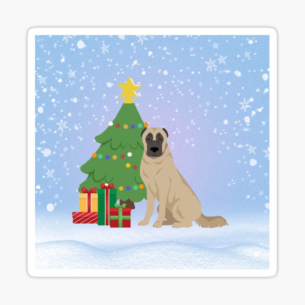 Artikel-Vorschau von Weihnachts-Kangal-Hund, designt und verkauft von thedoglovershop.