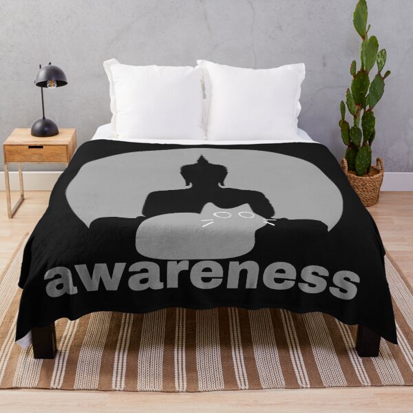 Item preview, Meditation-awareness-cat purring is high vibrations designed and sold by Betinka.