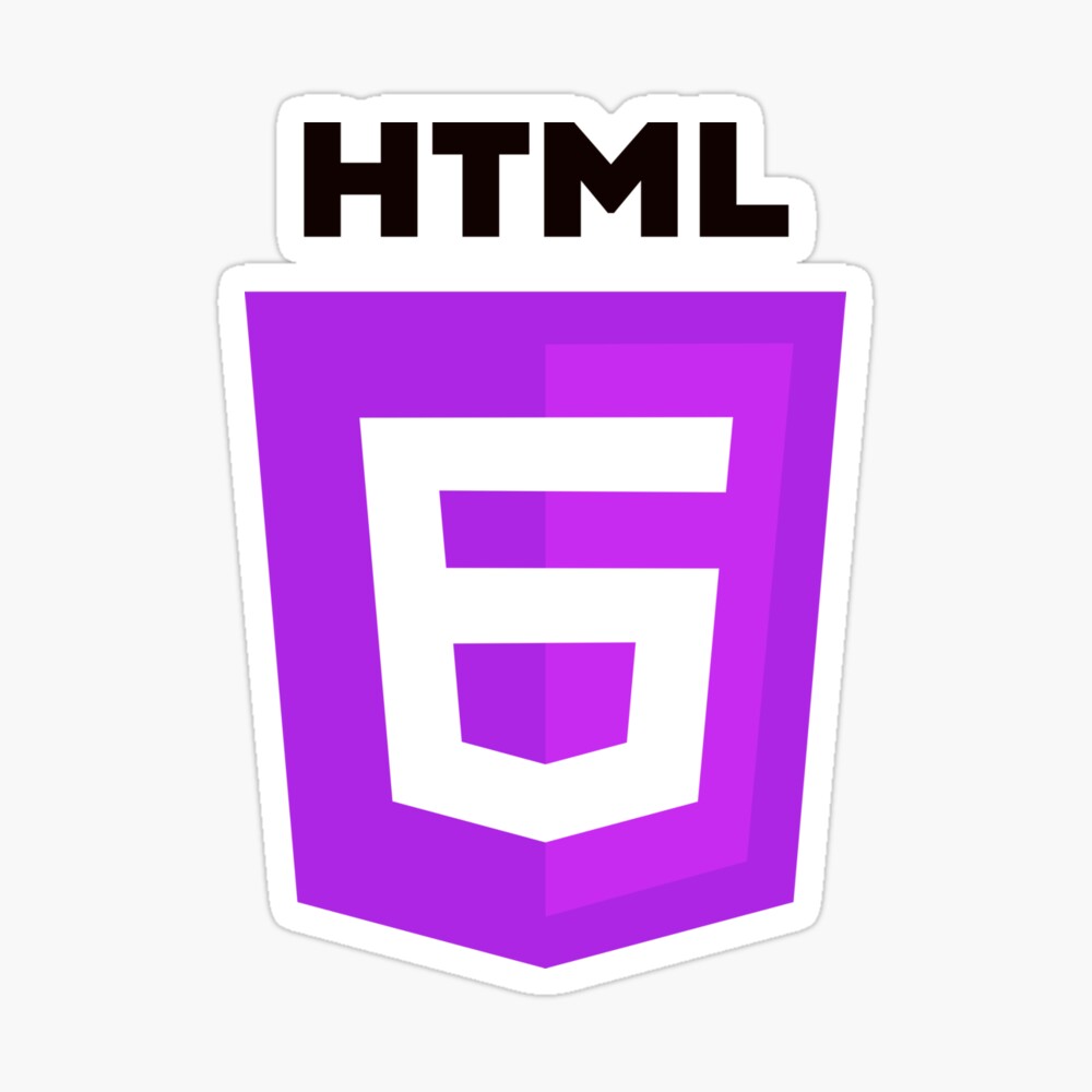 HTML 6 HTML6 HTML Logo Poster for Sale by Maljonic | Redbubble