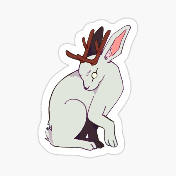 Item preview, Jackalope sticker designed and sold by rayrowan.