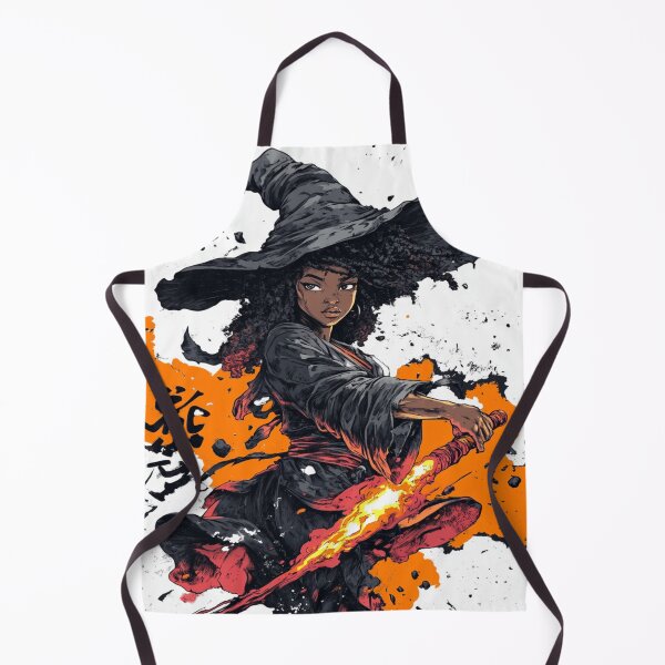 Item preview, Riding the Storm: Lightning Witch in Action 魔法の戦士 designed and sold by PrintsByFrank.