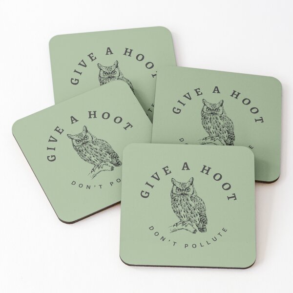 Item preview, Give a Hoot Don’t Pollute! designed and sold by WildSideofWNY.