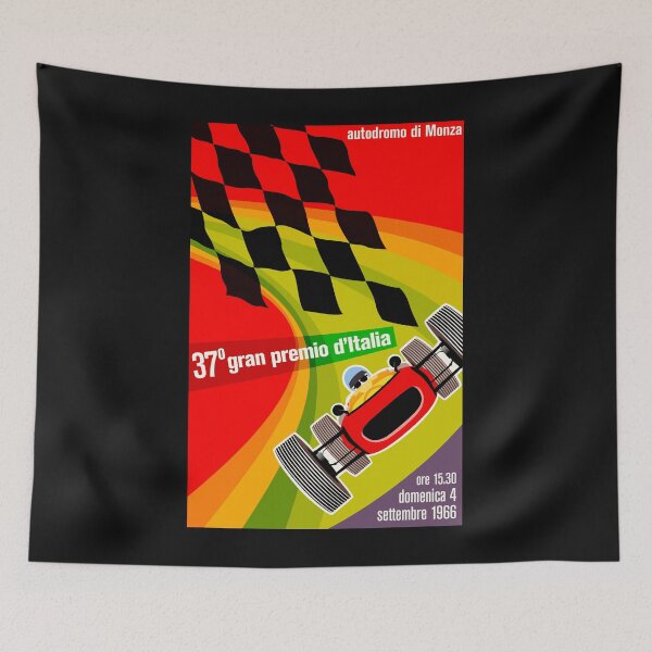 Item preview, Blast from the past art Gran Premio D'Italia Monza designed and sold by Helios Be. Lavsh.