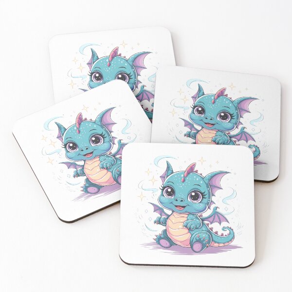 Item preview, Cute Baby Blue Dragon designed and sold by MystiqSlav.