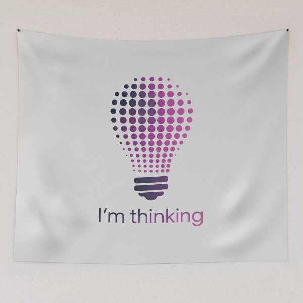 Item preview, I'm Thinking Light Bulb Design for Creatives designed and sold by TheWizArt.