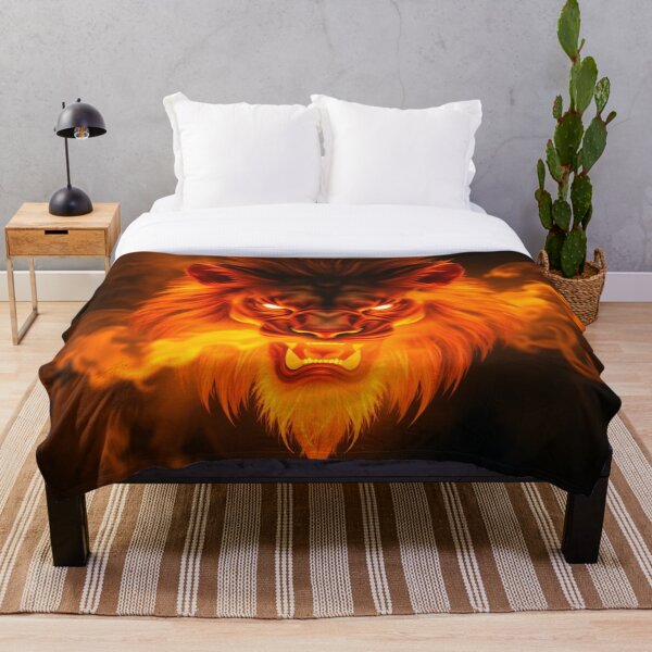 Item preview, Inferno Roar Fiery Lion Spirit designed and sold by Rothnaric.
