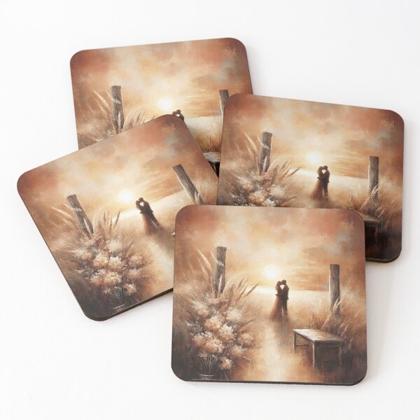 Item preview, Romantic Sunset Embrace - Perfect for Valentine's Day designed and sold by MarinaFila.
