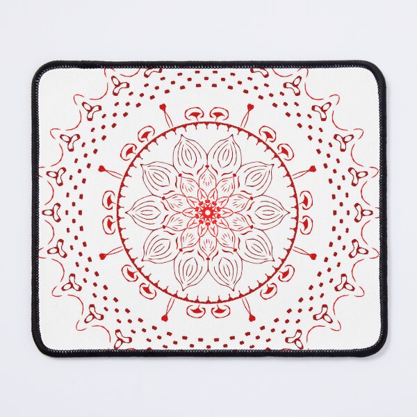Item preview, Mandala drawn in reddish tones designed and sold by Javier Narváez Solarte.