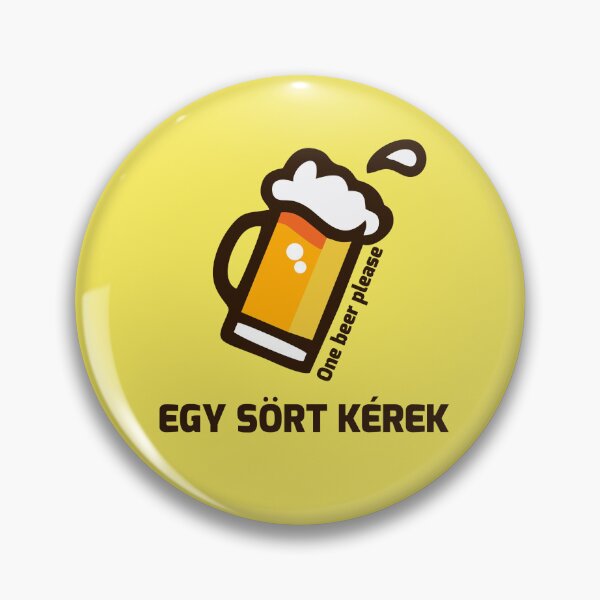 Item preview, One beer please / egy sört kérek designed and sold by magyarnyol.