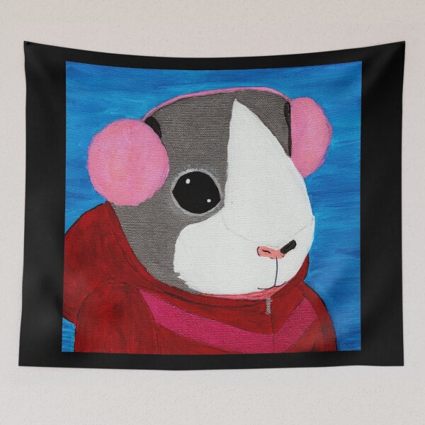 Item preview, Guinea Pig Snapshot - Camille in 1980s Winter designed and sold by Guinea Pigs and Books.