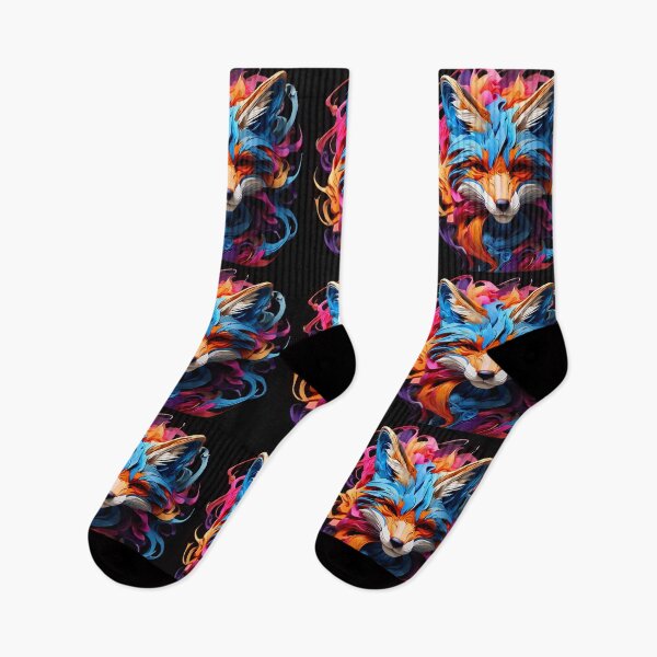 Item preview, Vivid Cunning Colorful Fox Art designed and sold by Rothnaric.