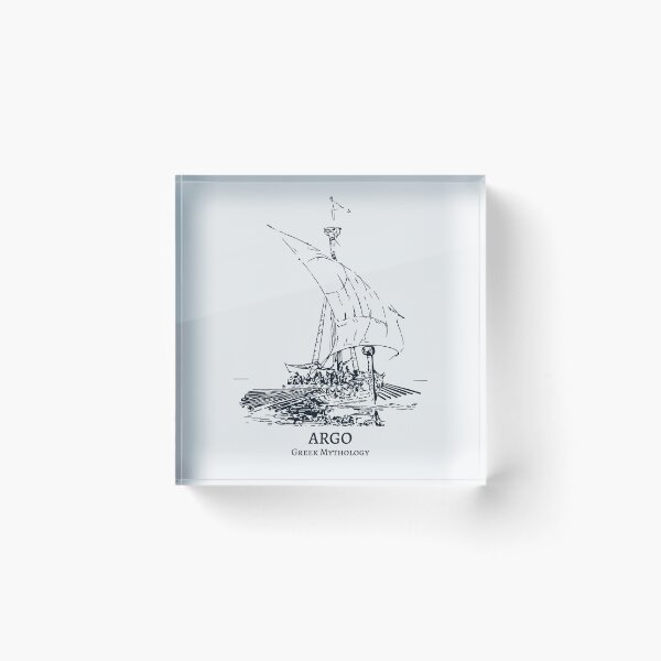 Item preview, Argo Greek Mythology Ship designed and sold by Lakeric Cityscapes.