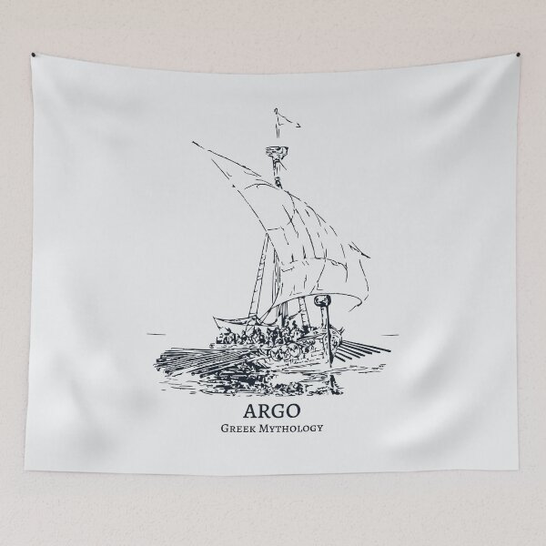 Item preview, Argo Greek Mythology Ship designed and sold by Lakeric Cityscapes.