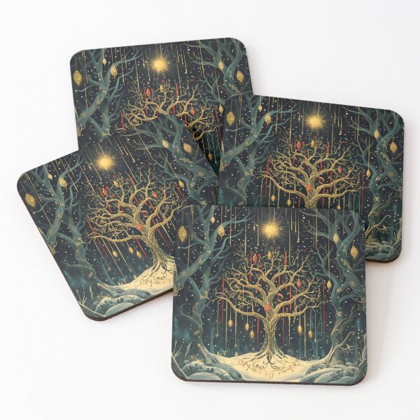 Item preview, Enchanted Yule Tree: Winter Solstice Magic designed and sold by north-sky.
