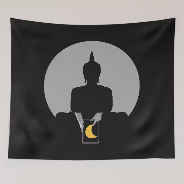 Item preview, Meditation and the Moon designed and sold by Betinka.