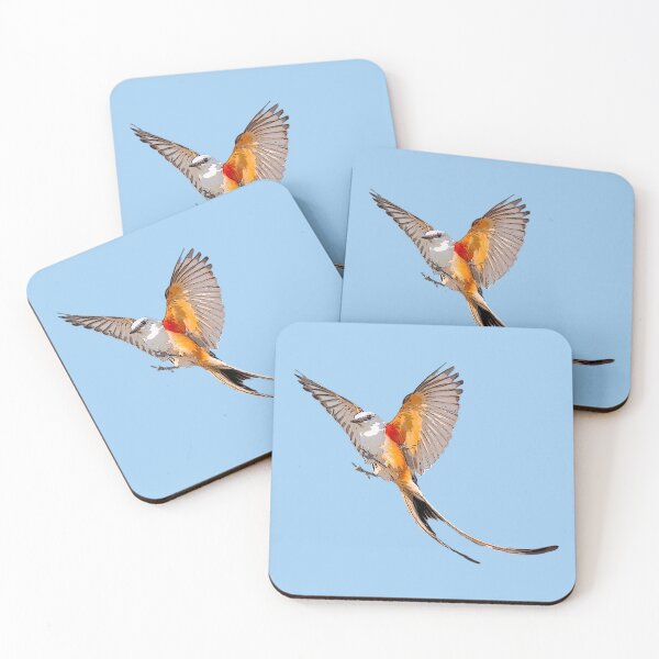 Item preview, Scissor-tailed Flycatcher Color Design  designed and sold by designsasstultd.