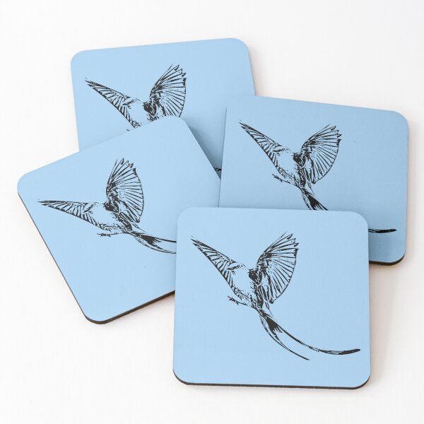 Item preview, Scissor-tailed Flycatcher Black Design  designed and sold by designsasstultd.