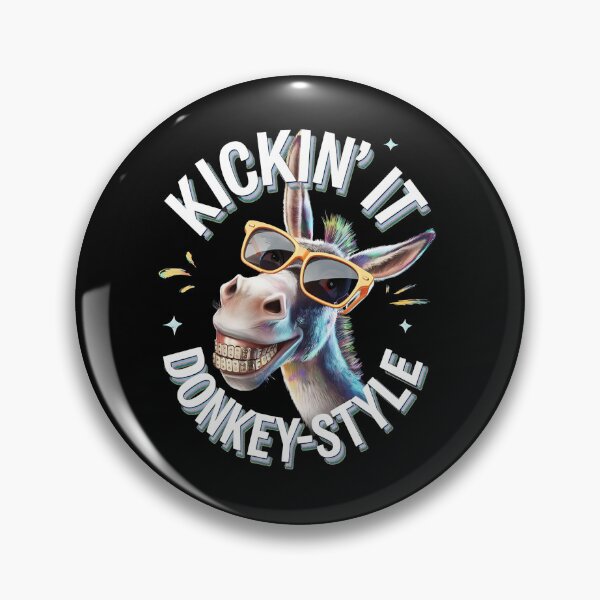 Item preview, Kicking' it donkey style - Donkey whisperer - Donkeys are awesome - Donkey charms - Donkey nature designed and sold by JansenGS.