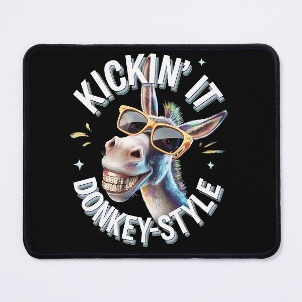 Item preview, Kicking' it donkey style - Donkey whisperer - Donkeys are awesome - Donkey charms - Donkey nature designed and sold by JansenGS.