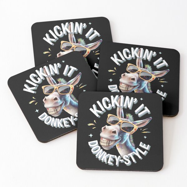 Item preview, Kicking' it donkey style - Donkey whisperer - Donkeys are awesome - Donkey charms - Donkey nature designed and sold by JansenGS.