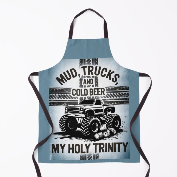Item preview, Redneck Trinity: Mud, Trucks & Cold Beer designed and sold by Shabby Script Archive | Digital Designer .