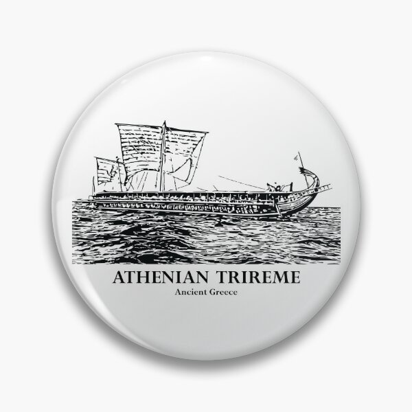 Item preview, Athenian Trireme Ancient Greece Ship designed and sold by Lakeric Cityscapes.