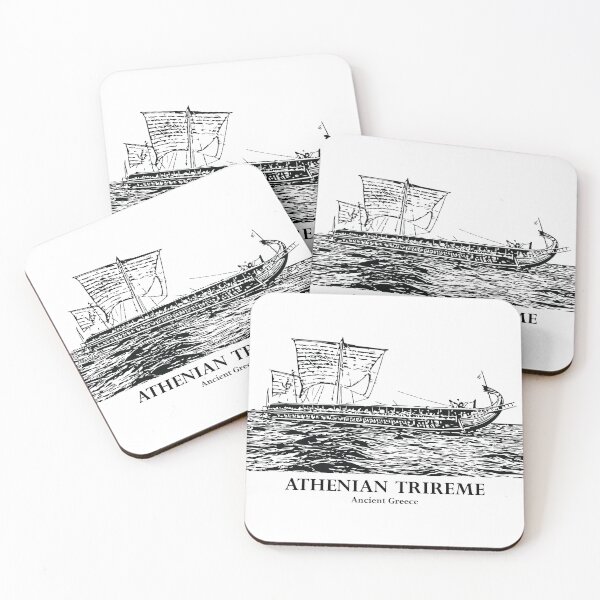 Item preview, Athenian Trireme Ancient Greece Ship designed and sold by Lakeric Cityscapes.