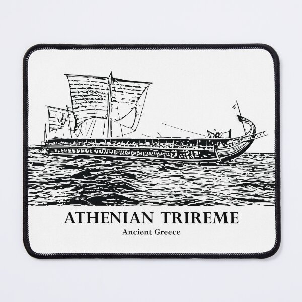 Item preview, Athenian Trireme Ancient Greece Ship designed and sold by Lakeric Cityscapes.