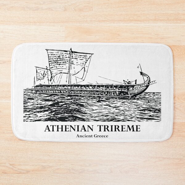 Item preview, Athenian Trireme Ancient Greece Ship designed and sold by Lakeric Cityscapes.