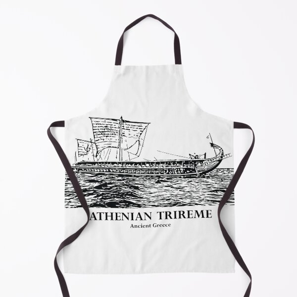 Item preview, Athenian Trireme Ancient Greece Ship designed and sold by Lakeric Cityscapes.