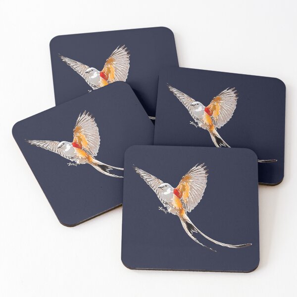 Item preview, Scissor-tailed Flycatcher White Alternate Design  designed and sold by designsasstultd.