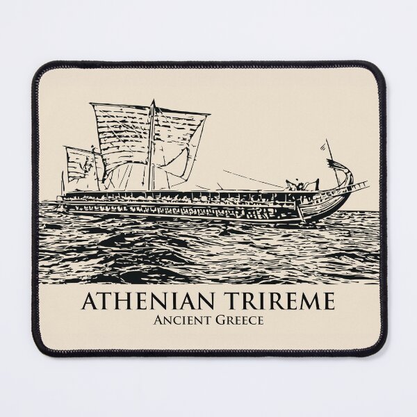 Item preview, Athenian Trireme Ancient Greece Ship designed and sold by Lakeric Cityscapes.