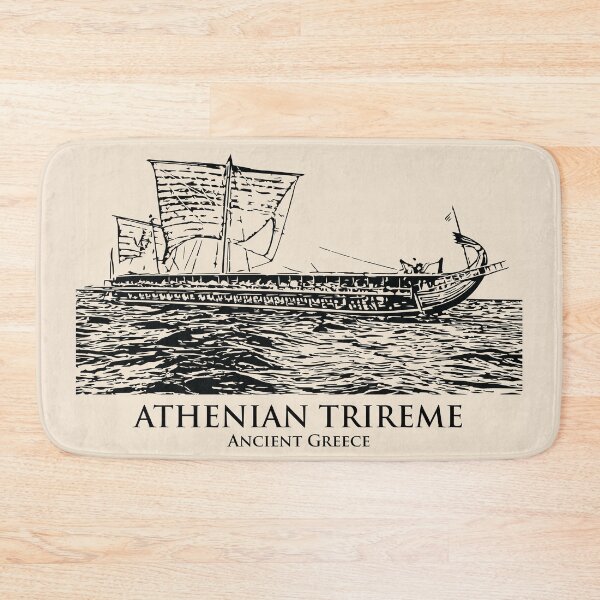 Item preview, Athenian Trireme Ancient Greece Ship designed and sold by Lakeric Cityscapes.