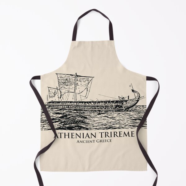 Item preview, Athenian Trireme Ancient Greece Ship designed and sold by Lakeric Cityscapes.