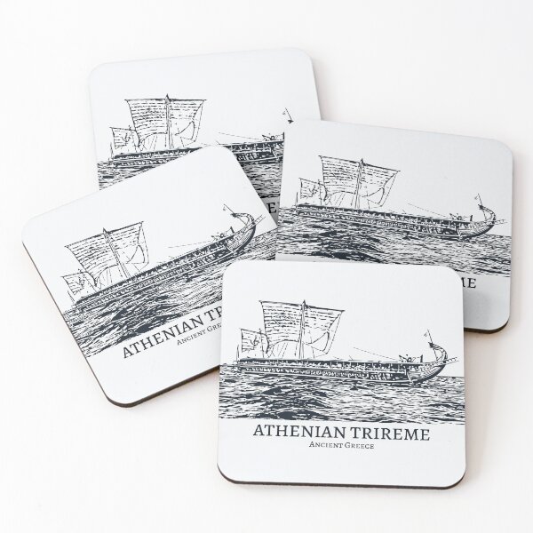 Item preview, Athenian Trireme Ancient Greece Ship designed and sold by Lakeric Cityscapes.