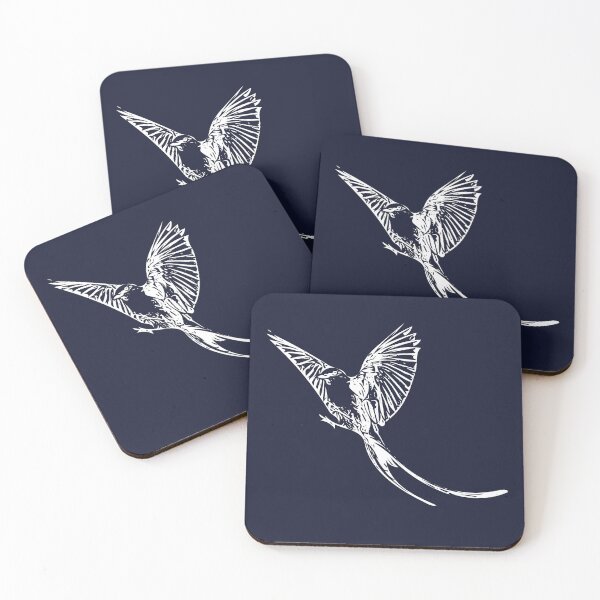 Item preview, Scissor-tailed Flycatcher White Design  designed and sold by designsasstultd.