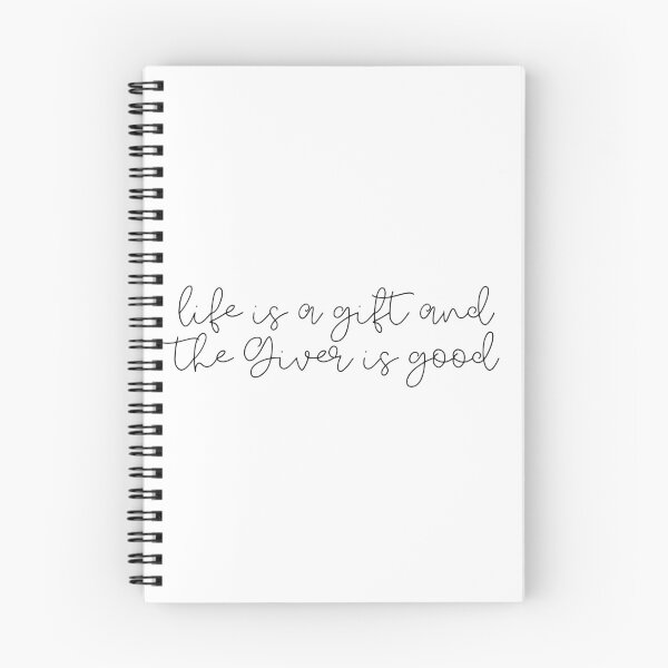 Item preview, life is a gift script  designed and sold by clarabjensen.