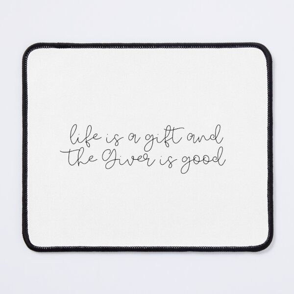 Item preview, life is a gift script  designed and sold by clarabjensen.