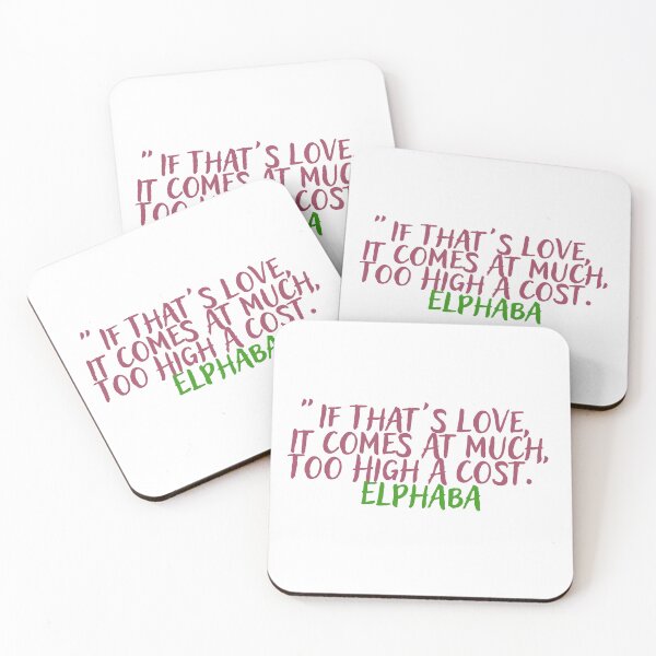 Item preview, Elphaba quotes designed and sold by DelfisArt.