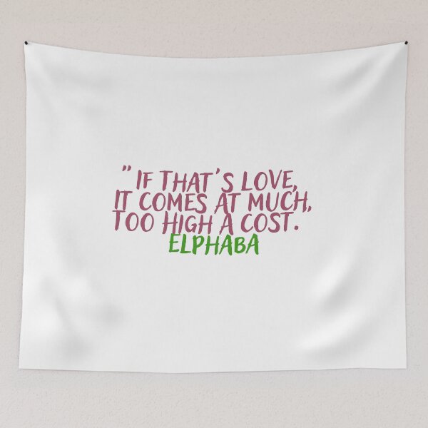 Item preview, Elphaba quotes designed and sold by DelfisArt.