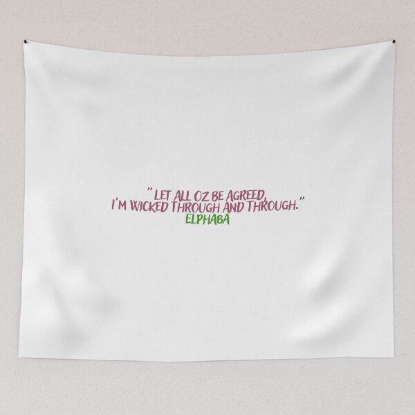 Item preview, Elphaba quotes designed and sold by DelfisArt.