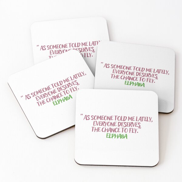 Item preview, Elphaba quotes designed and sold by DelfisArt.
